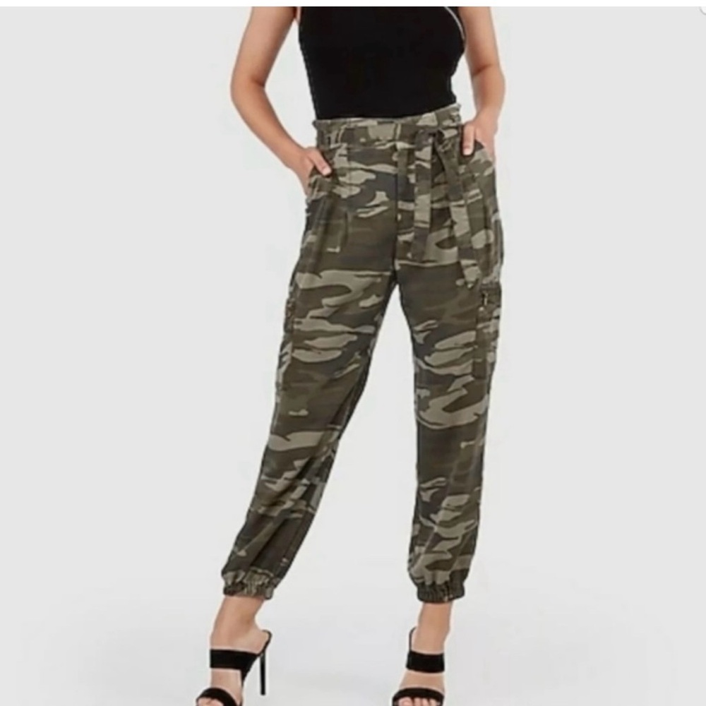 Express Camouflage Print Joggers